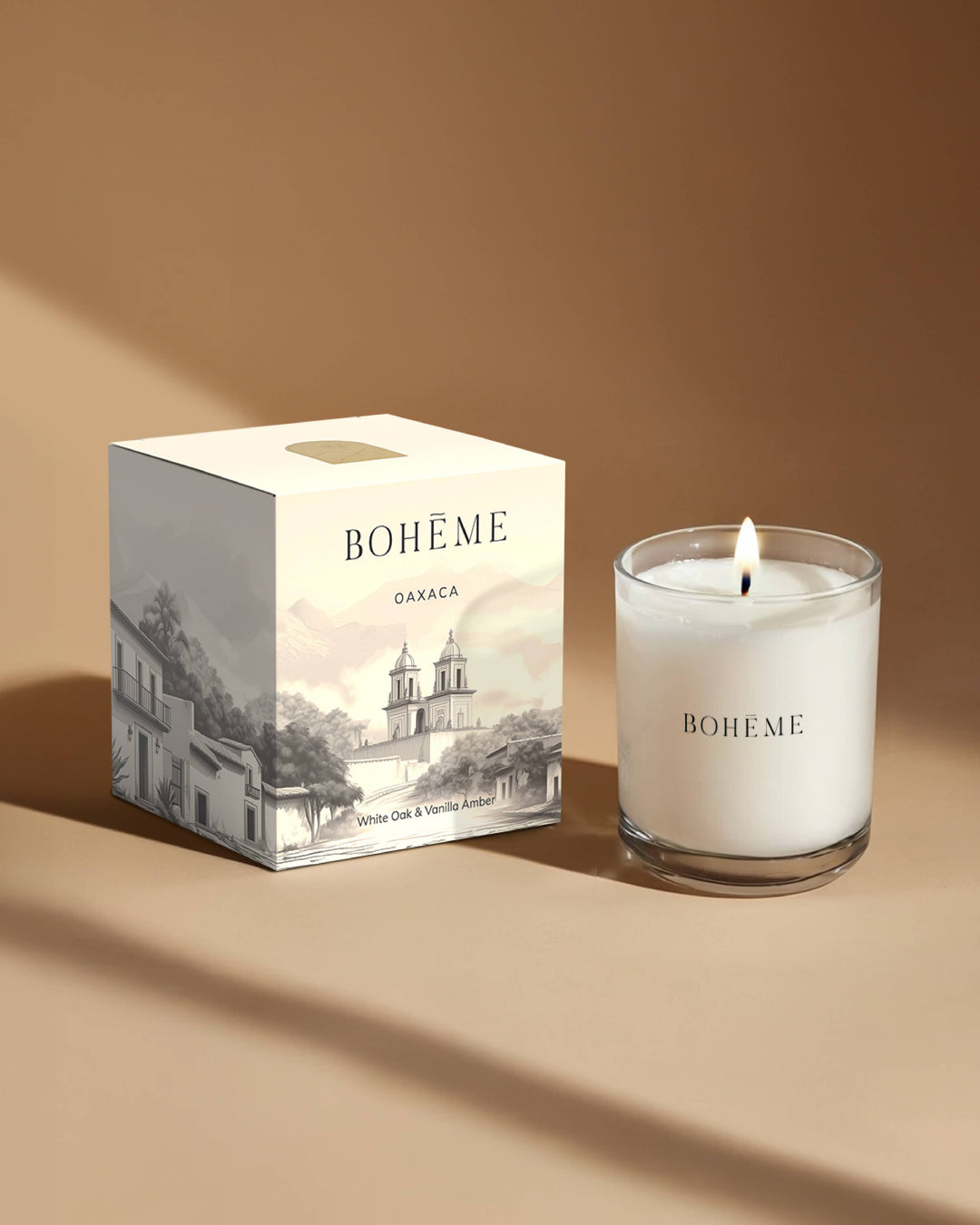 Boheme Fragrances - Oaxaca Candle – White Oak, Amber & Vanilla