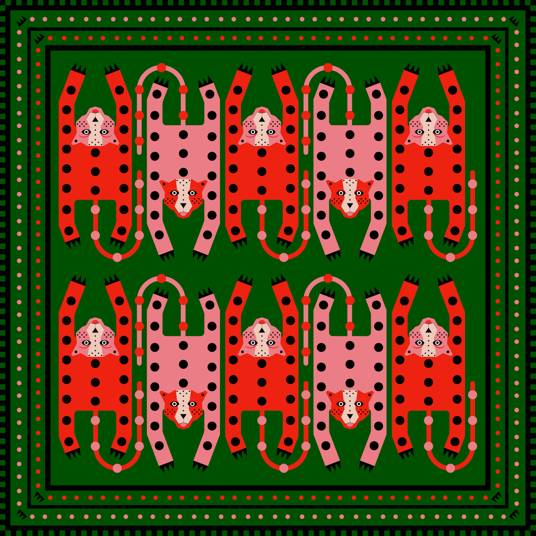 Mur by Ayca - Whimsy Cheetah Bandana