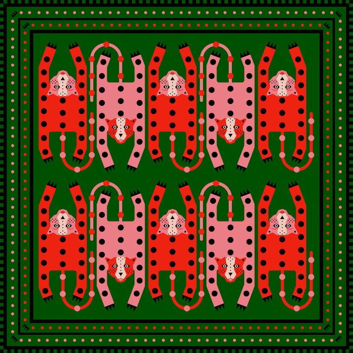 Mur by Ayca - Whimsy Cheetah Bandana