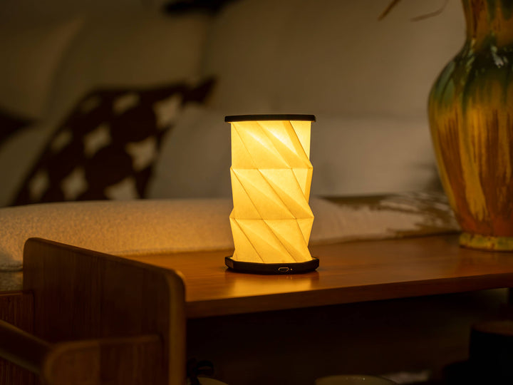 Gingko Design - Mini Twist Hexagon Portable Lamp