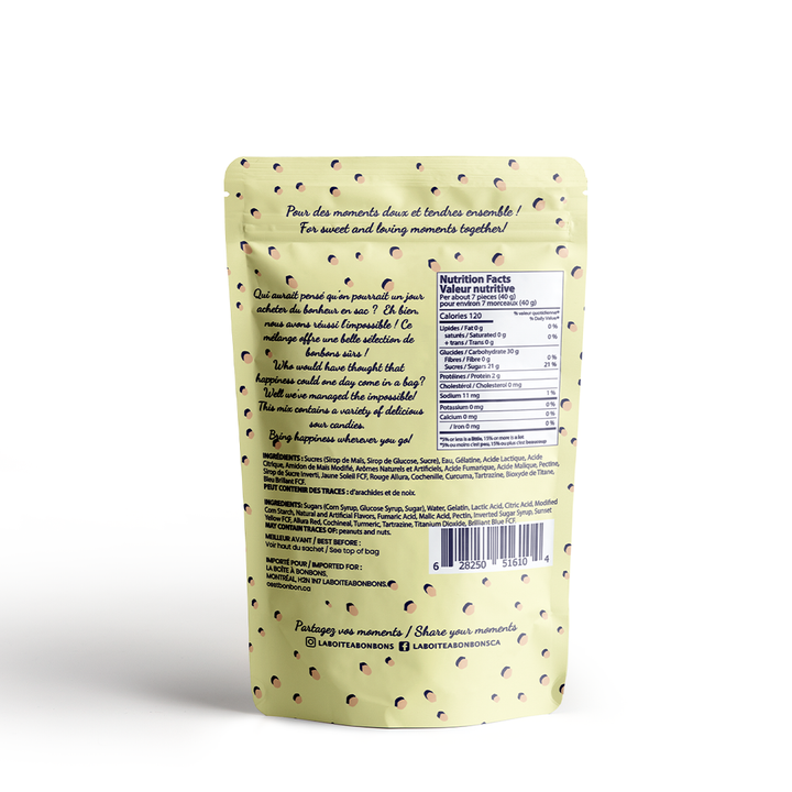 La boîte à bonbons - Sour Mix - Gummy Candies