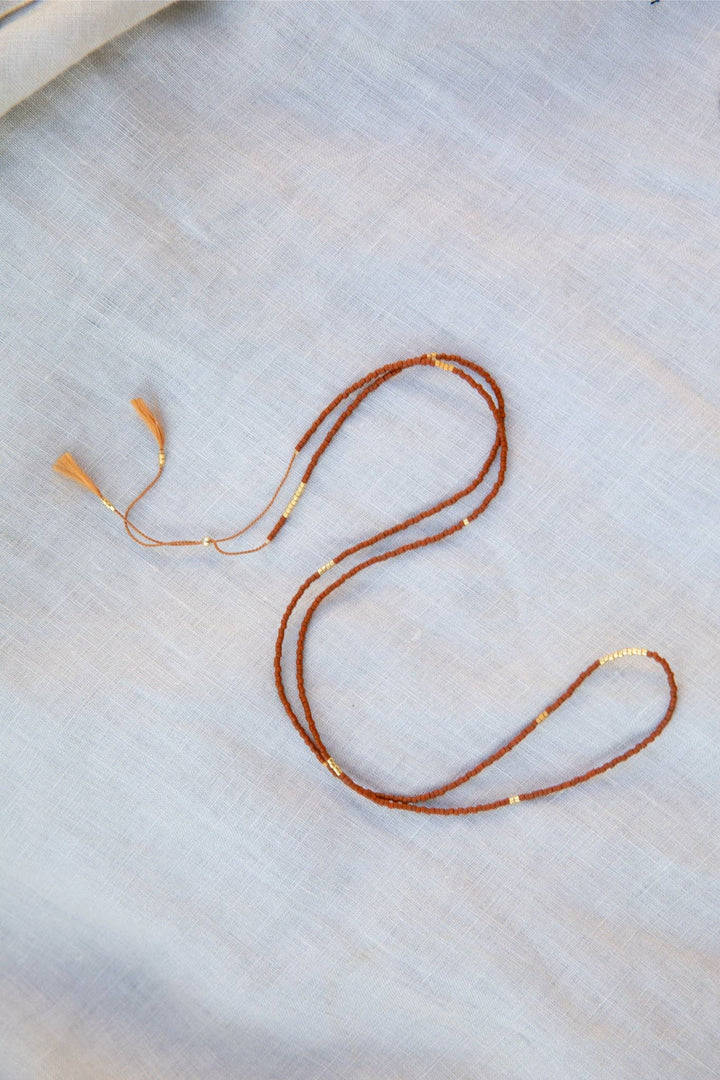 YEWŌ Collective - Sintha Silk Bead Wrap (Necklace / Bracelet)