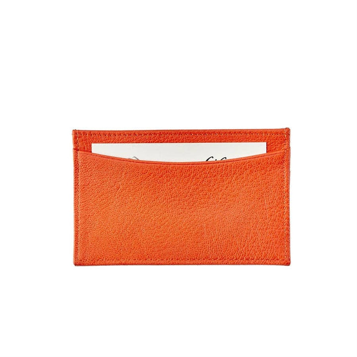 Graphic Image Inc. - Slim Design Card Case in Orange Leather