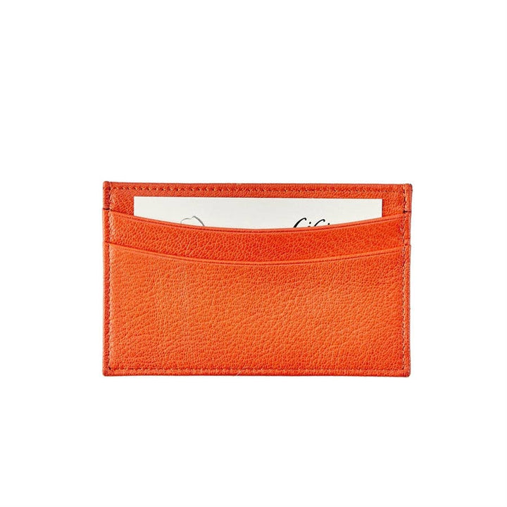 Graphic Image Inc. - Slim Design Card Case in Orange Leather