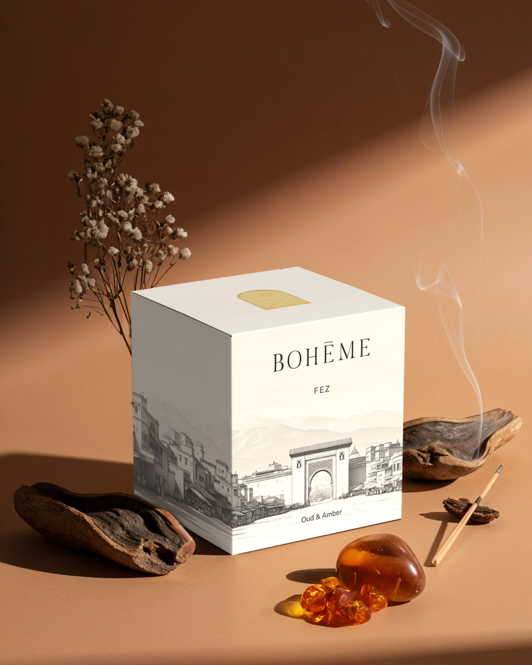 Boheme Fragrances - Fez Candle Wholesale – Oud, Amber & Cardamom