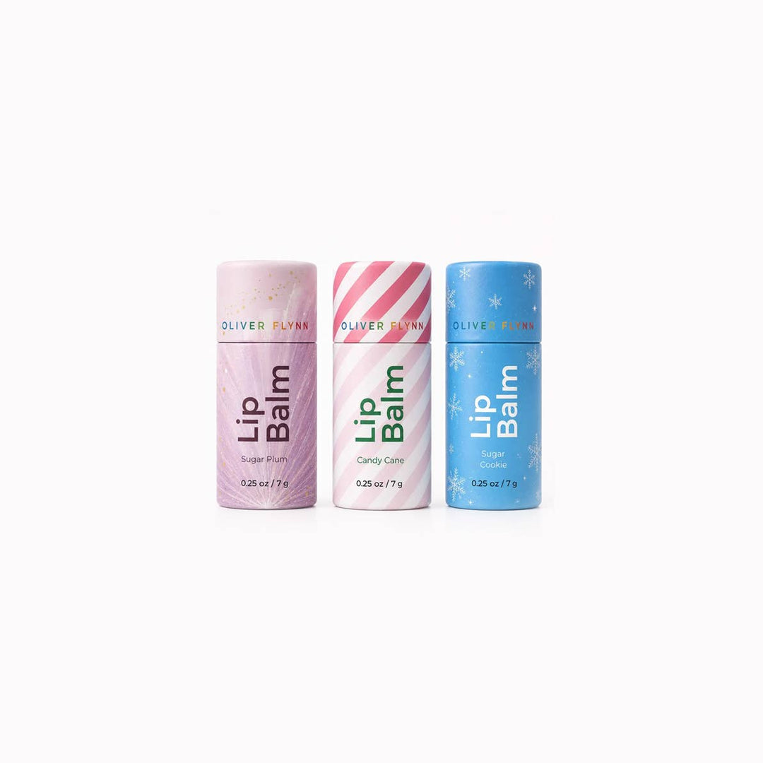 Oliver Flynn Plastic Free Shop - Holiday Lip Balm- Sugar Cookie