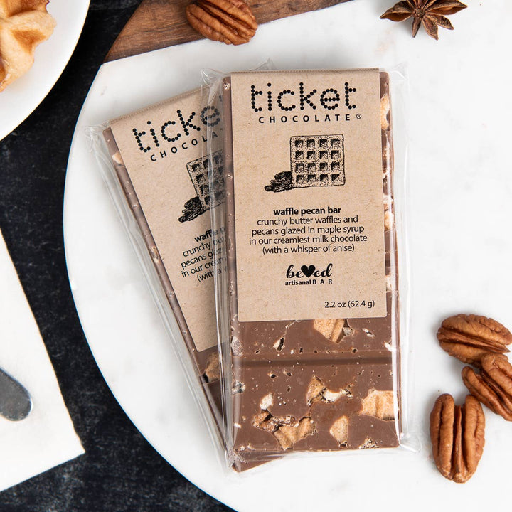 Ticket Chocolate - Artisan Chocolate Bars - Beloved Bars - Chocolate Candy Gift