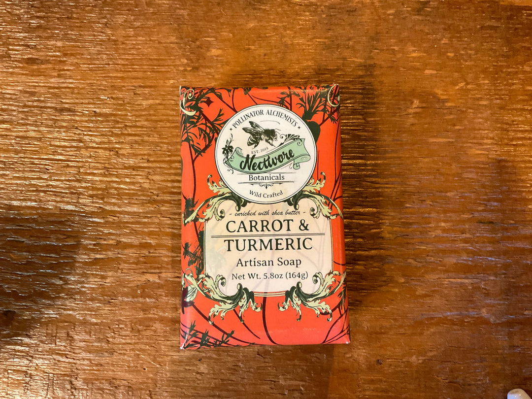 Nectivore Carrot & Turmeric Bar Soap