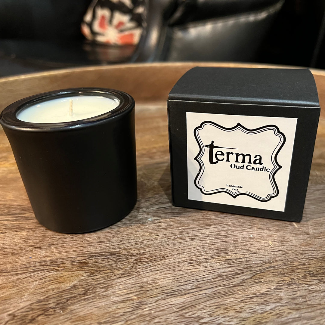 Terma Goods Hand Made Oud Candle (2oz)