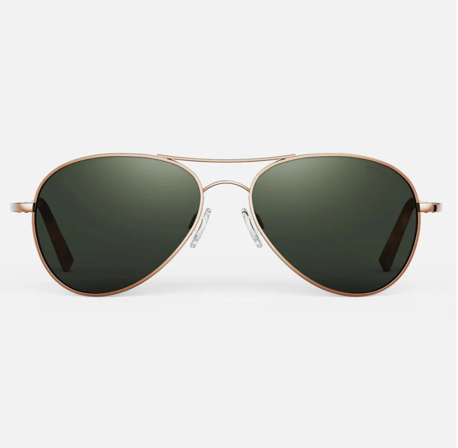 Randolph Amelia Sunglasses | 22K Chocolate Gold & AGX (AA106)