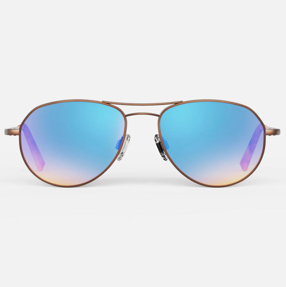 Randolph Thaden Sunglasses | 22k Satin Chocolate Gold & Northern Lights (TN002)