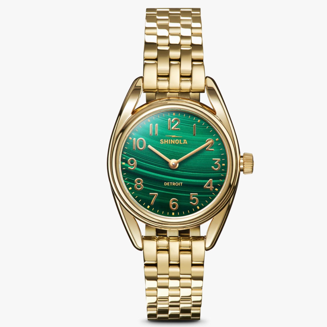 Shinola Derby 2H 30.5mm Gold Bracelet Watch