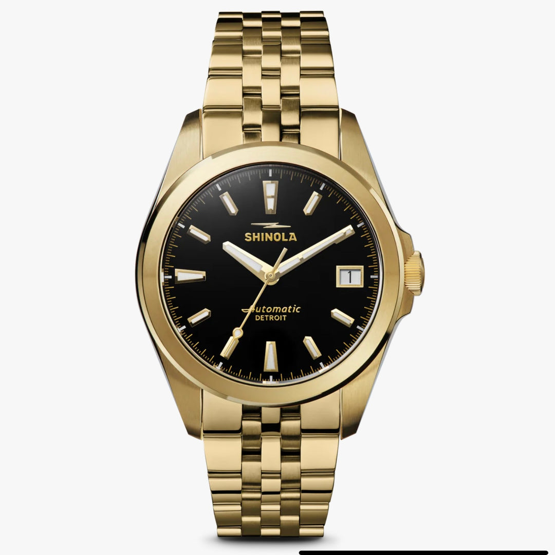 Shinola Circadian Monster 36mm Gold Bracelet Watch