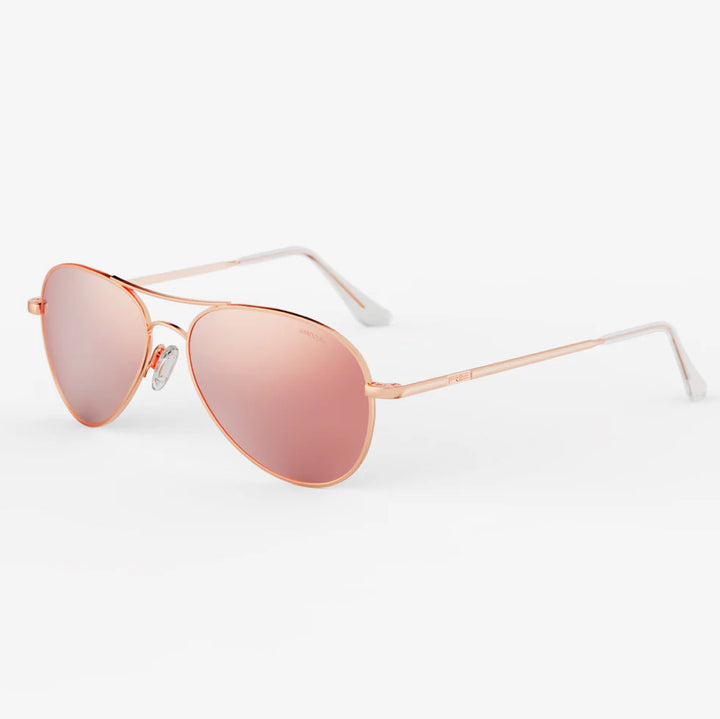 Randolph Amelia Sunglasses | 22K Rose Gold & Rose Gold (AA103)