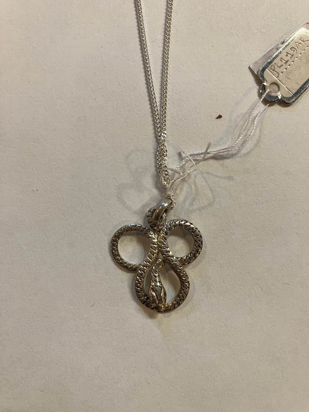 Nepali Silver Snake Necklace