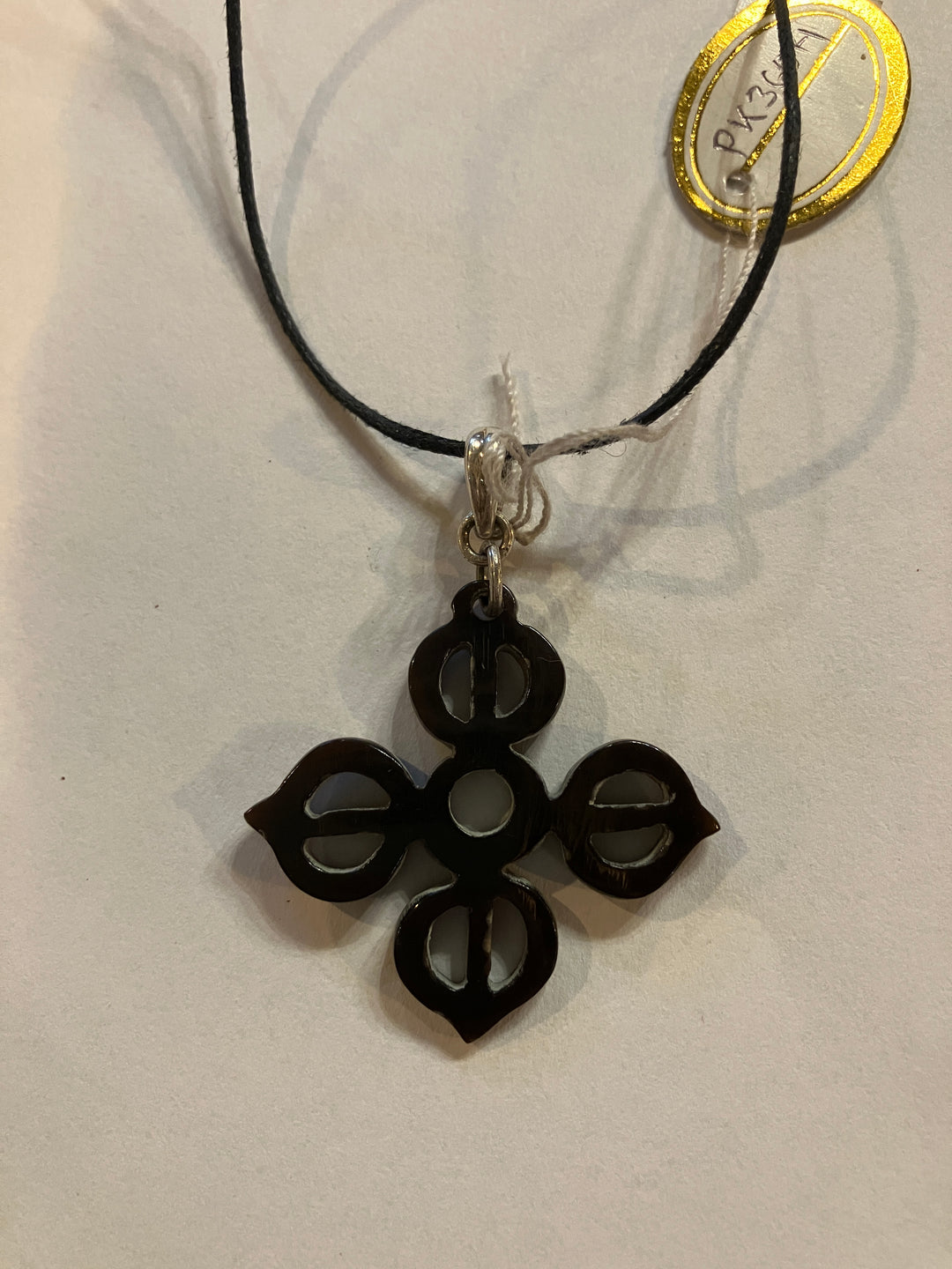 Nepali Necklace on Black Cord