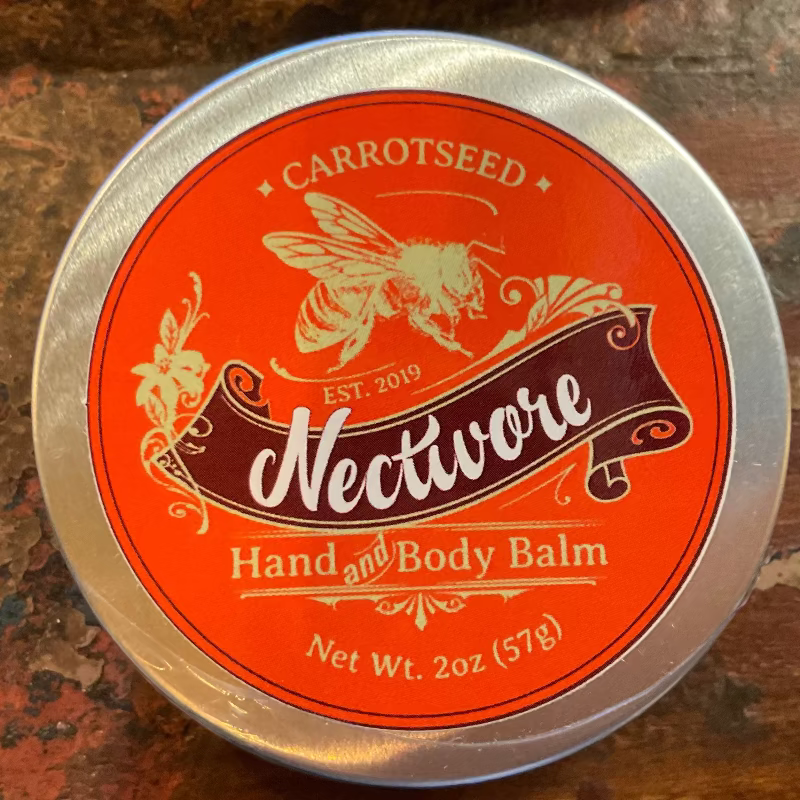 Tin of Carrotseed Nectivore Hand and Body Balm
