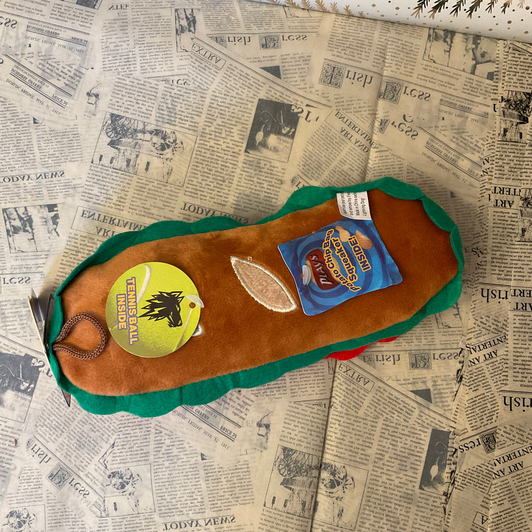 Lightning Dog - Rowdy Foodie - 6 Inch Sandwich with Squeaker