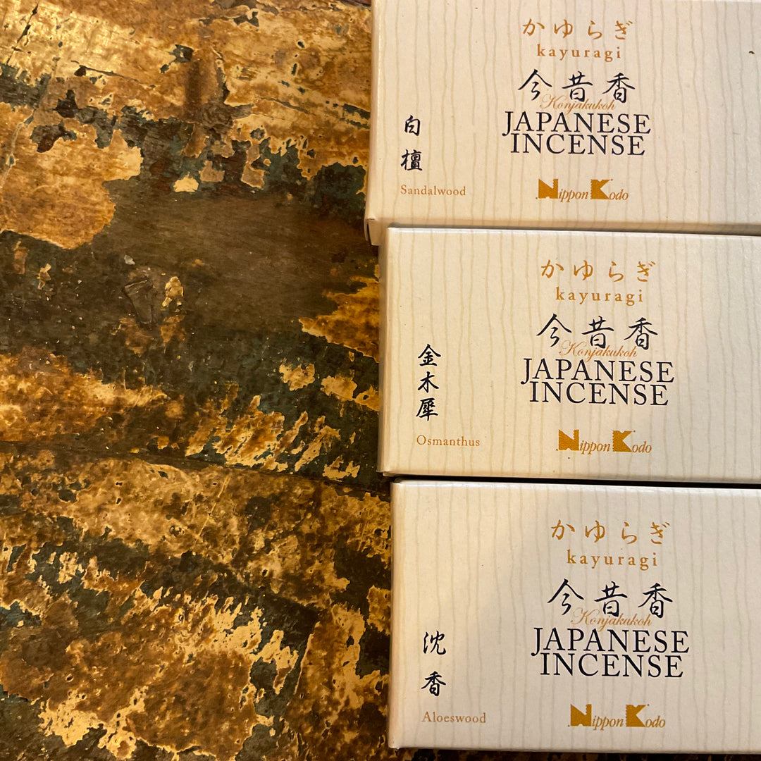 Kayuragi Nippon Kodo  Japanese Incense Box - Assorted