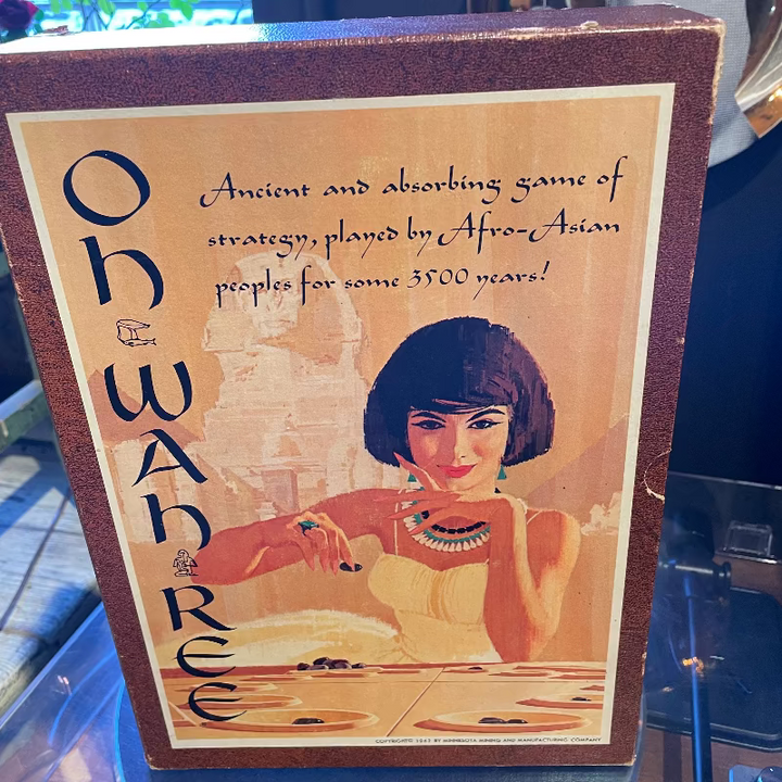 1960s Vintage Oh Wah Ree Bookcase Game