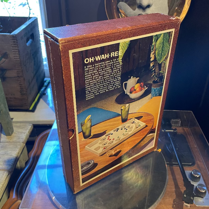 1960s Vintage Oh Wah Ree Bookcase Game