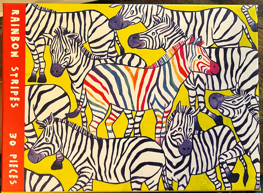 Rainbow Stripes Puzzle by Nezzie