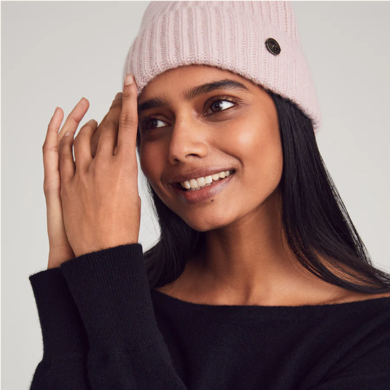 Nomad 1942 Womans Nolita Cashmere Hat - Dusty Rose