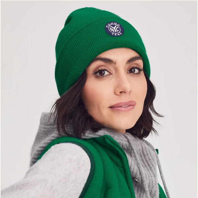 Nomad 1942 Unisex Cashmere Hat in Kelly Green