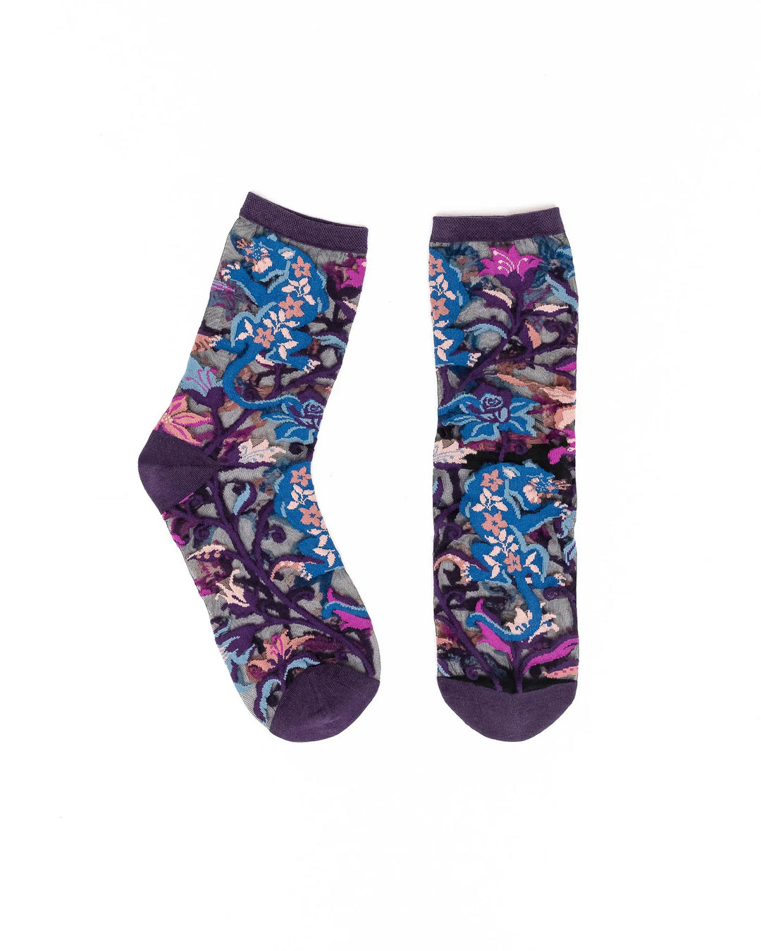 Sock Candy - Nightshade Jaguar Black Sheer