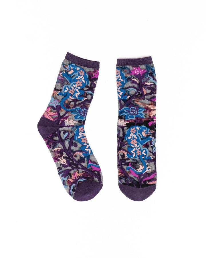 Sock Candy - Nightshade Jaguar Black Sheer