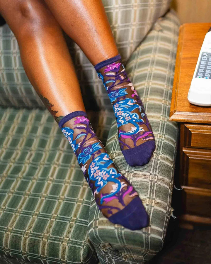 Sock Candy - Nightshade Jaguar Black Sheer