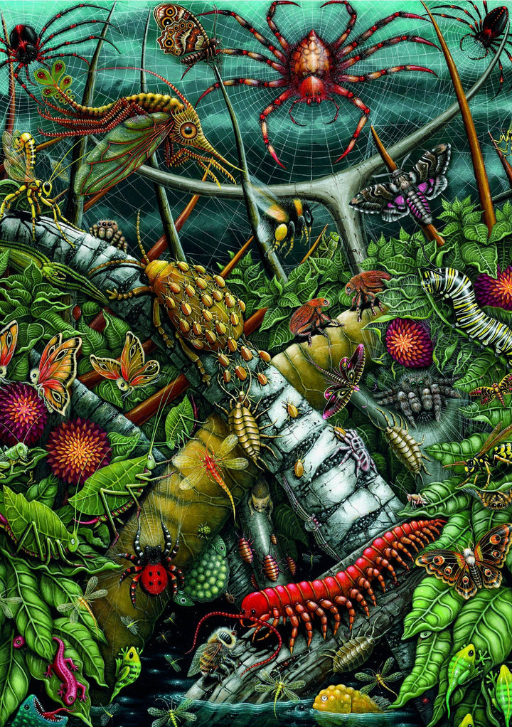 Art & Fable Puzzle Company, LLC - Orb Weavers, 1000-pc Velvet-Touch Puzzle