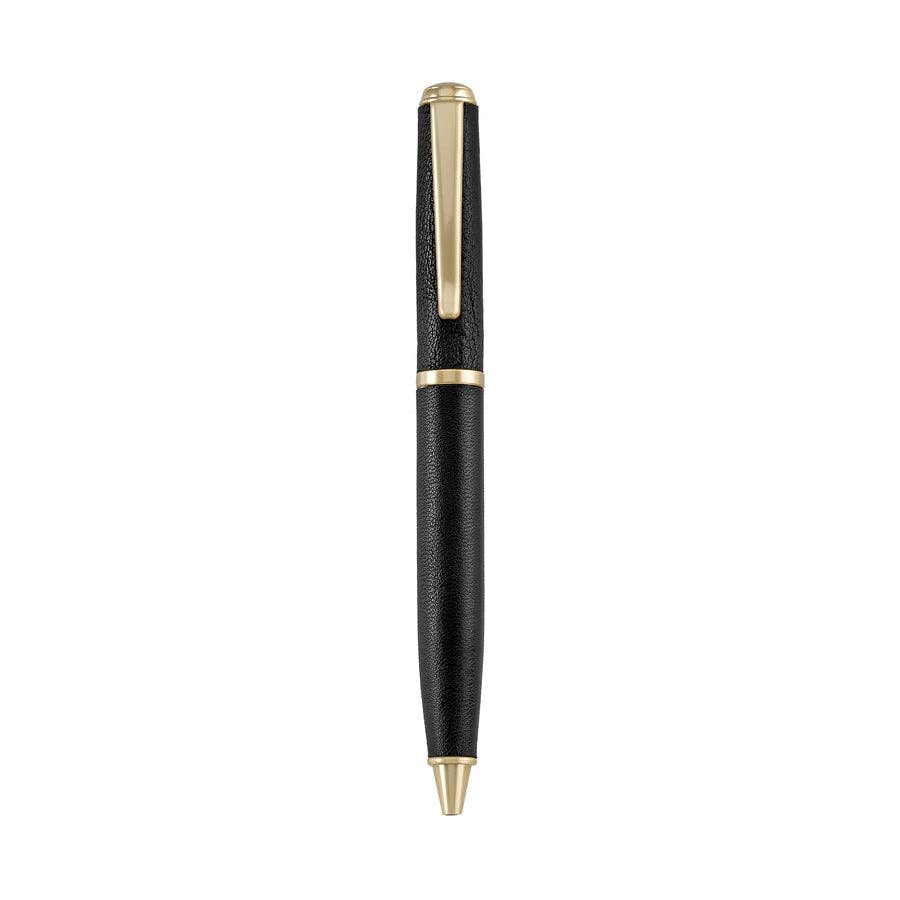 Graphic Image Inc. - Leather Wrapped Pen in Black