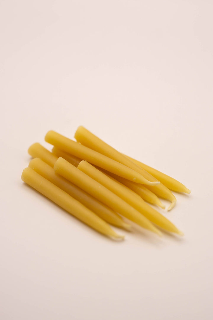 The Polite House - 20-Minute Beeswax Candles-  In Glass Jar