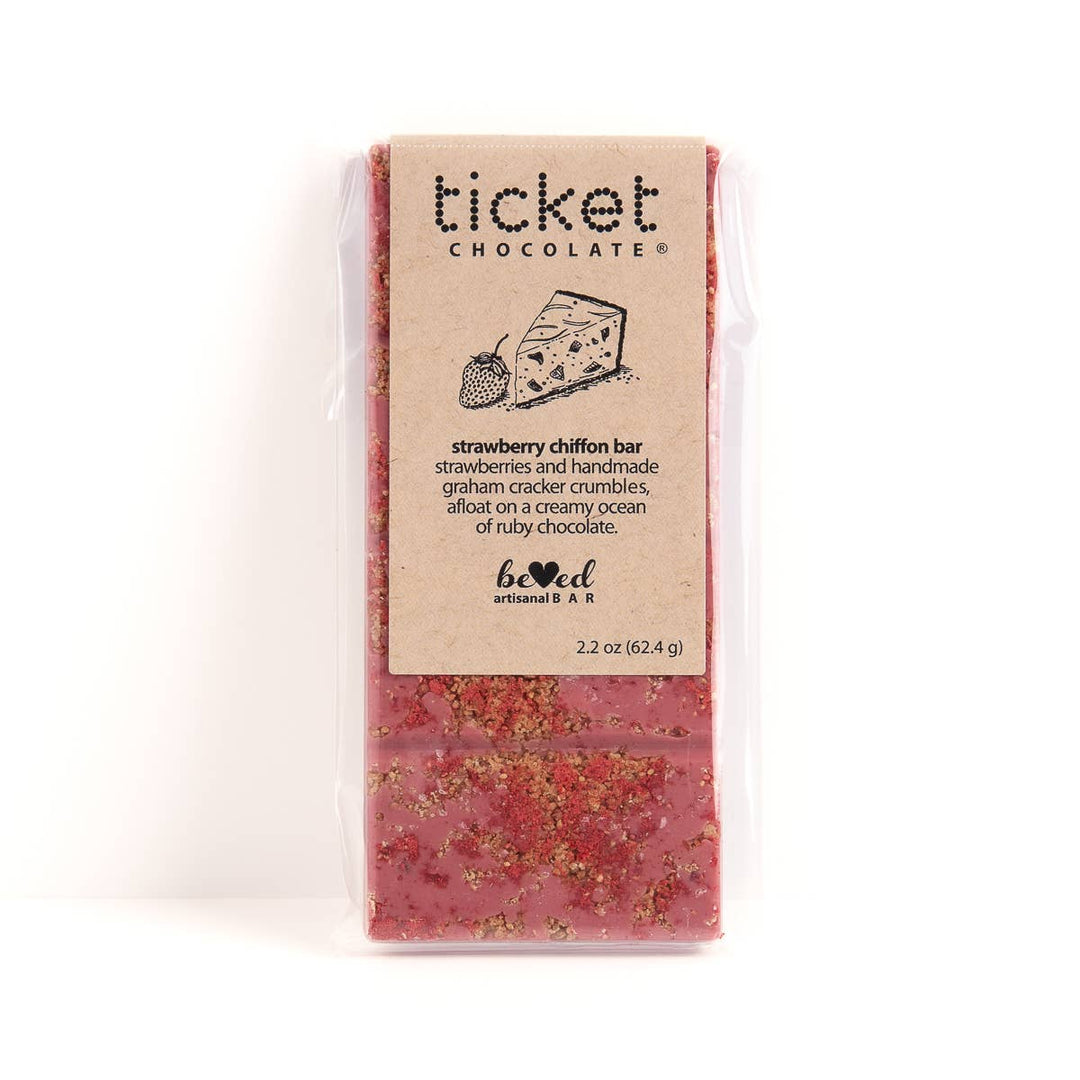 Ticket Chocolate - Artisan Chocolate Bars - Beloved Bars - Chocolate Candy Gift