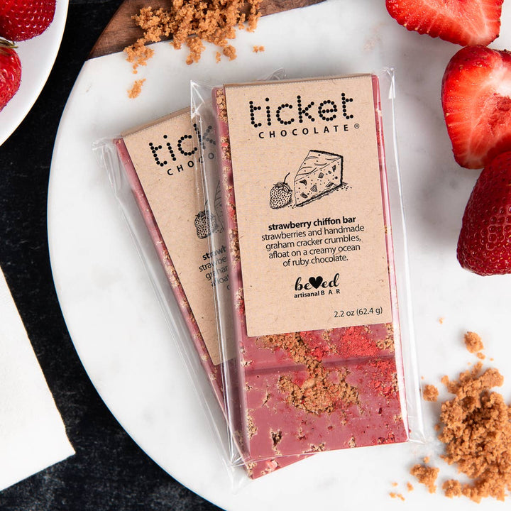 Ticket Chocolate - Artisan Chocolate Bars - Beloved Bars - Chocolate Candy Gift