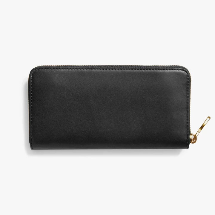 Shinola Pocket Zip Wallet Black