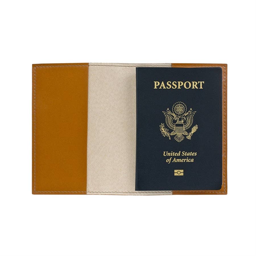 Graphic Image Inc. - Passport Holder in Brown Leather