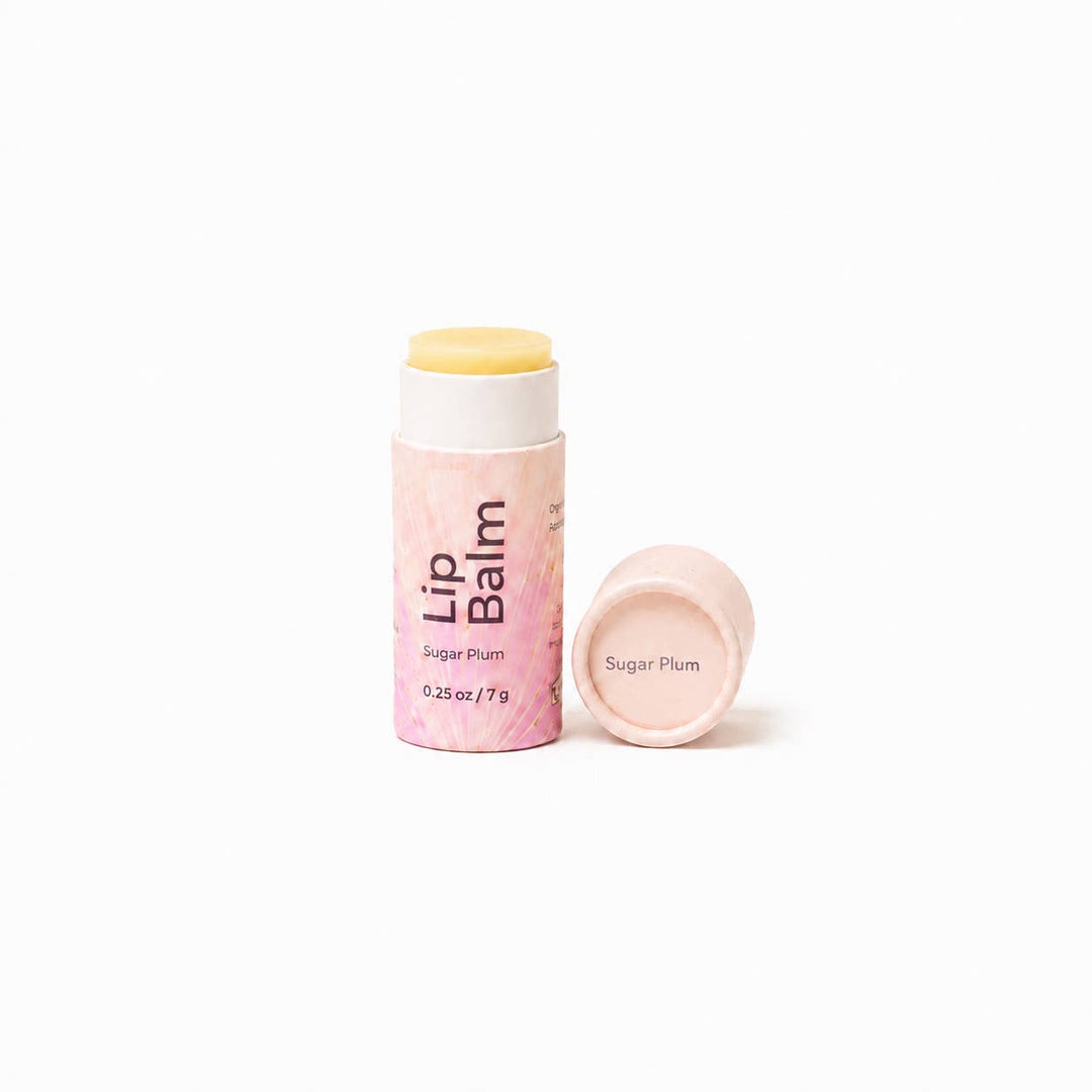 Oliver Flynn Plastic Free Shop - Holiday Lip Balm- Sugar Plum