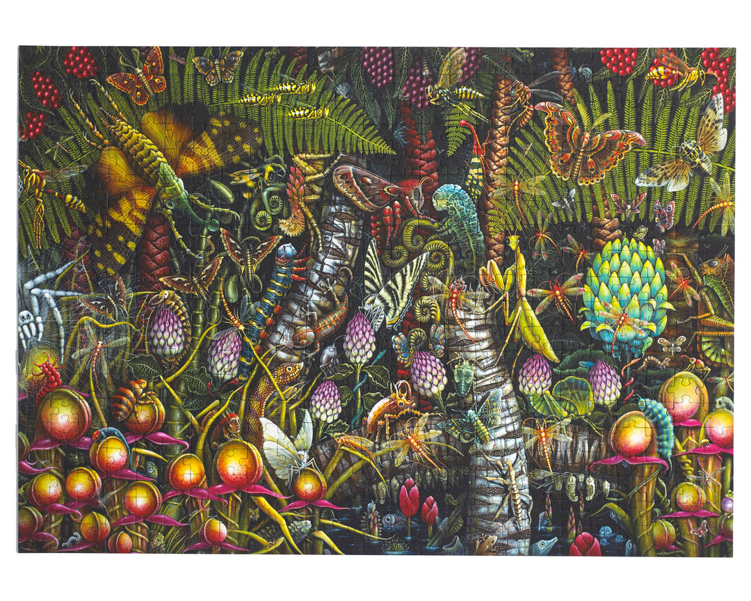 Art & Fable Puzzle Company, LLC - Microcosmic Garden; 500-pc Velvet-Touch Jigsaw Puzzle