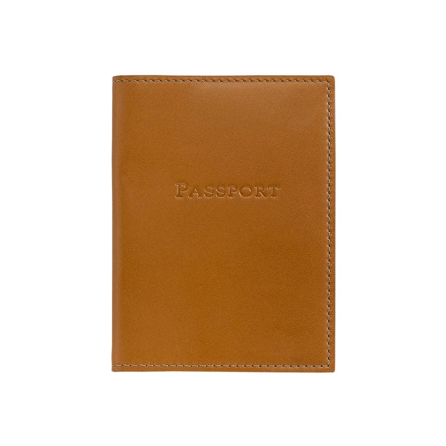 Graphic Image Inc. - Passport Holder in Brown Leather