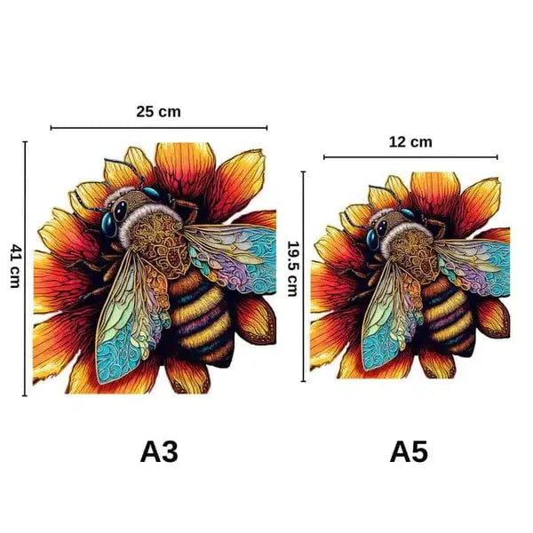Crafthub - Elegant Amazing Bee Wooden Jigsaw Puzzle