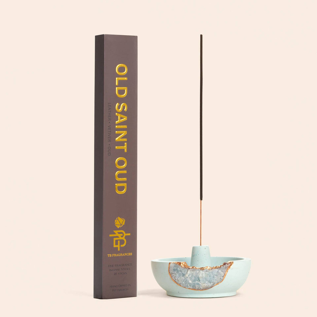 TB Fragrances - Oud Leather Incense – Old Saint Oud
