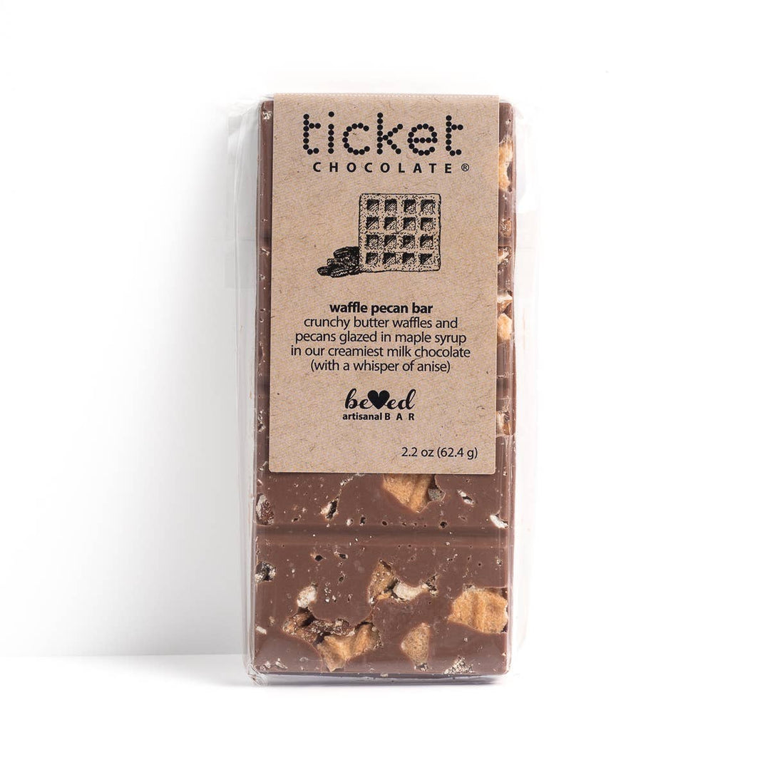 Ticket Chocolate - Artisan Chocolate Bars - Beloved Bars - Chocolate Candy Gift