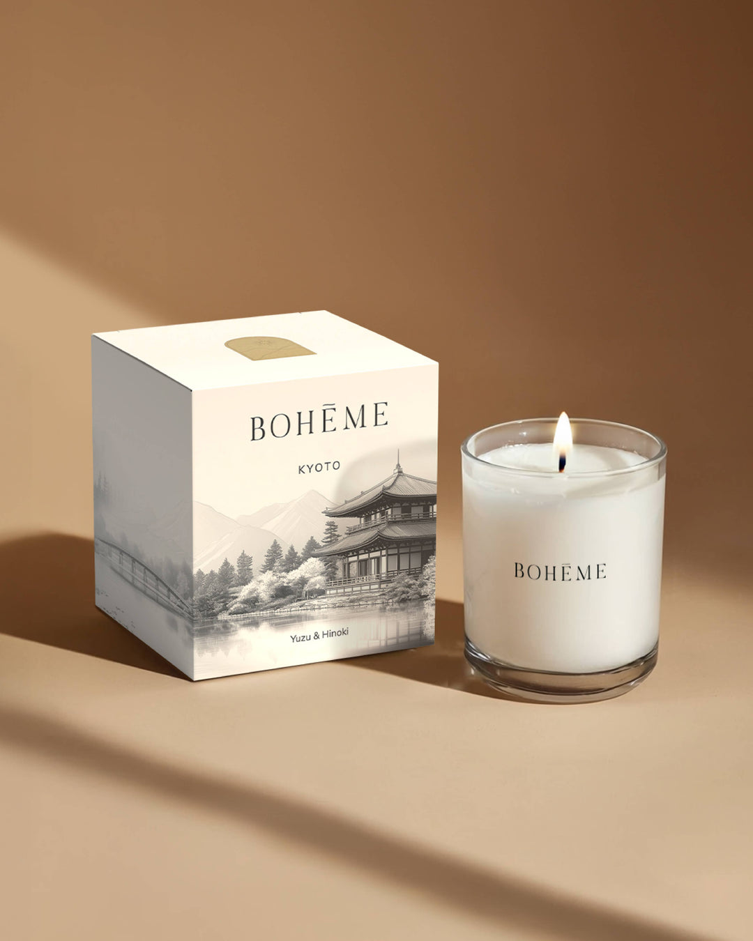 Boheme Fragrances - Kyoto Wholesale Candle – Yuzu, Hinoki & Cherry Blossom