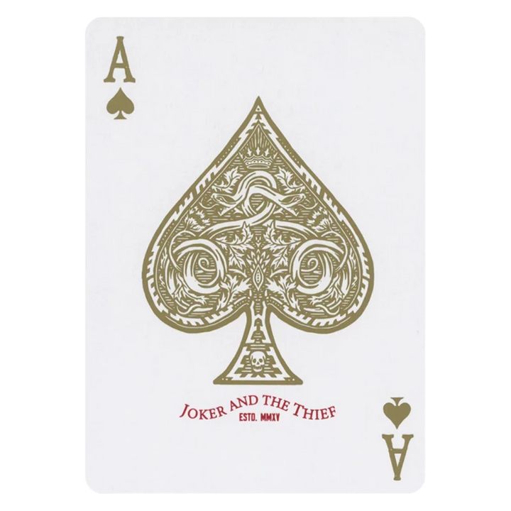 Joker and the Thief "White Gold Edition" Playing Cards
