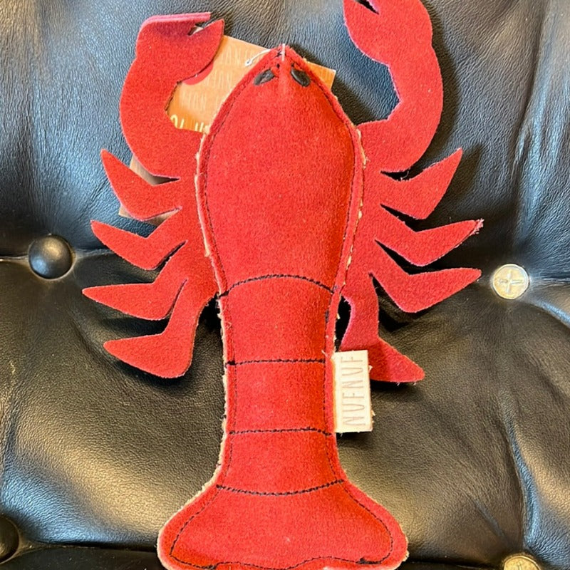 Nufnuf Lobster Suede Dog Toy