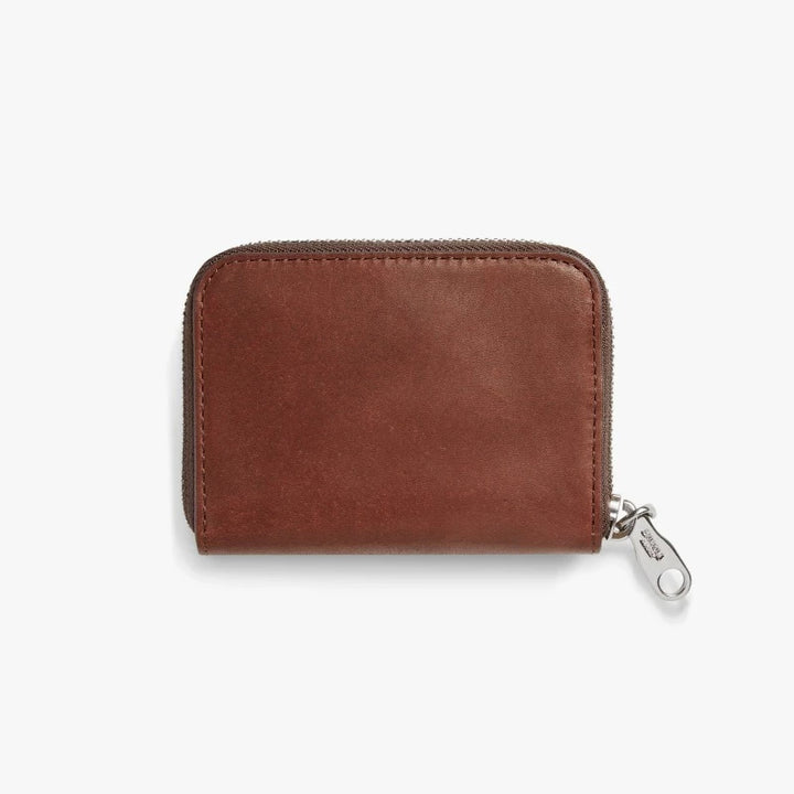 Shinola Pocket Zip Around Wallet Oxblood