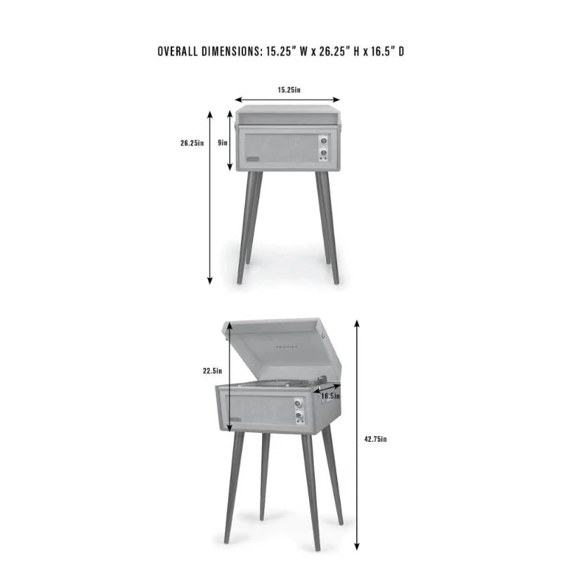 crosley dansette bermuda record player