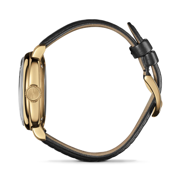 Shinola Mechanic 39mm Watch - Black Leather Strap